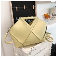 Spring hand woven bags 2022 contracted the new triangle lings killer packages fashionable restore ancient ways one shoulder inclined shoulder bag female