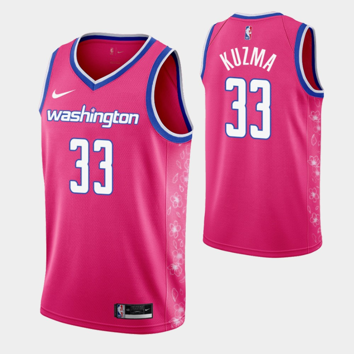 Washington Wizards Nike City Edition Swingman Jersey 22 - Pink - Kyle Kuzma  - Unisex
