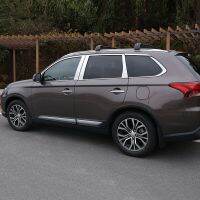 Mgs7ร้อน!!แต่งรถสำหรับ Mitsubishi Outlander 2014-2019สแตนเลสฝาครอบหน้าต่างสีโครมของประดับตกแต่งอะไหล่รถยนต์