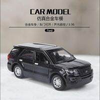 Alloy Car Model Simulation 1/36 Ford Explorer SUV Metal Car Model Sound And Light Alloy Toy car Gifts For Boy Free Shipping