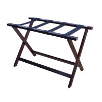 Heavy Duty Folding 30” Extra Wide Luggage Rack 102-14 Espresso Color 100% Solid Wood