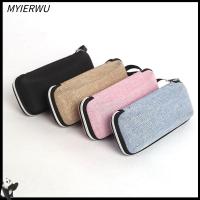 MYIERWU Unisex พกพา ซิป อุปกรณ์แว่นตา กล่องใส่แว่นตา ที่ใส่แว่น กล่องใส่แว่น