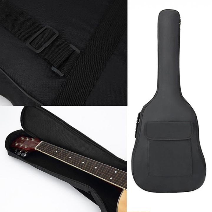 36-38-นิ้ว-กระเป๋ากีตาร์-กระเป๋ากีต้าร์โปร่ง-ผลิตจากผ้า-oxfordสวยงาม-ทนทาน-กันน้ำ-double-shoulder-straps-padded-guitar