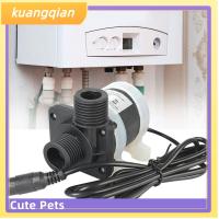 KUANGQIAN น้ำพุเงียบมาก DC 12V 24V,น้ำพุหมุนเวียนแบบไร้แปรงถ่าน4จุดฝักบัวปั๊มน้ำแบบจุ่มขนาดเล็ก