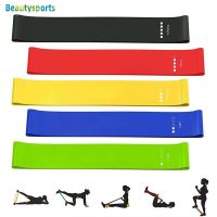 【CW】 5 Pieces Resistance Band Elastic Exercise Bands 0.35mm-1.1mm Expander Crossfit Stretching