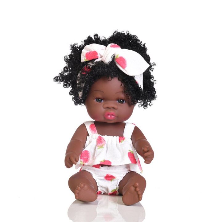 ตุ๊กตาผิวสีดำ-n-จำลองระเบิดหัวตุ๊กตาขนาดเล็กตุ๊กตาเด็กจำลองของเล่นตุ๊กตาเคลือบ