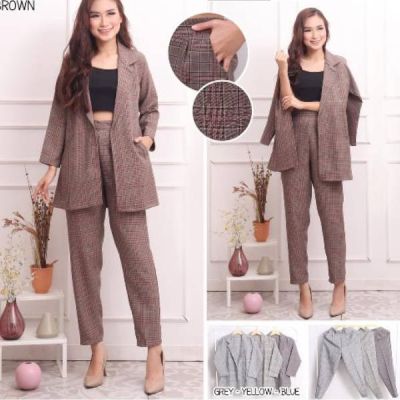 This Week Gnk FORTUNA FASHION ONE SET BLAZER And NEMY Pants Laris