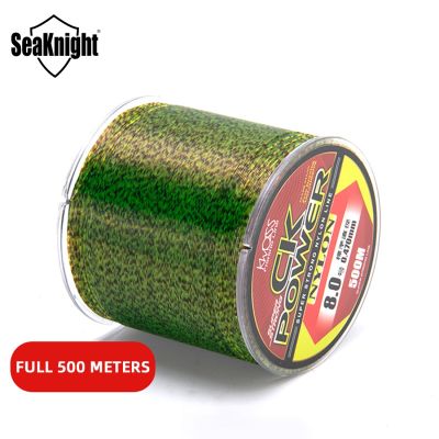 2023 SeaKnight KWDISS Speckle Invisible Fishing Line FULL 500M Smooth Strong line Nylon fishing line Camouflage Saltwater Tackle