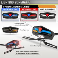 ✠ Motorcycle LED light modification accessories Integrated LED tail light License plate light For HONDA Forza 125 HondaHornet