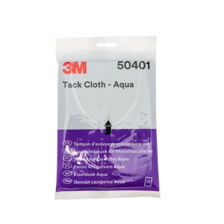 3M ผ้าเหนียว สำหรับสีสูตรน้ำ Tack Cloth 10pcs/pack 50401 รุ่นใหม่