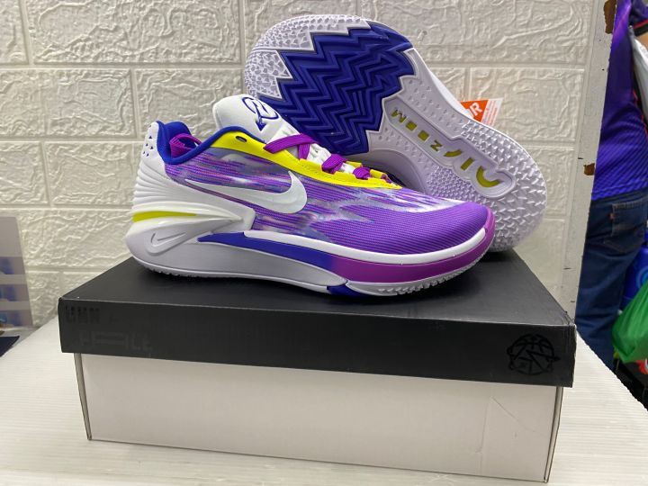 Air Zoom Gt Cut 2 Purple Yellow Basketball Shoes 