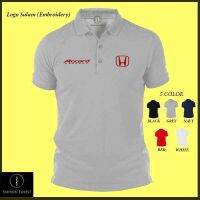 Polo T-Shirt Honda Accord Concept Logo Euro Type R VTEC HRC Tuning Dry Fit Baju Fashion Sulam (EMBROIDERY) 100 COTTON