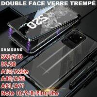 ☼┅✐ Coque Magnétique Verre Trempé Avant Arrière For Samsung A51/71/A10/S20/S8 9 Note 10