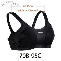 Women Sports Bra High Impact Shockproof Underwear Bralette Professional Yoga Racerback Tank Top Fitness Athletic Crop Plus Size