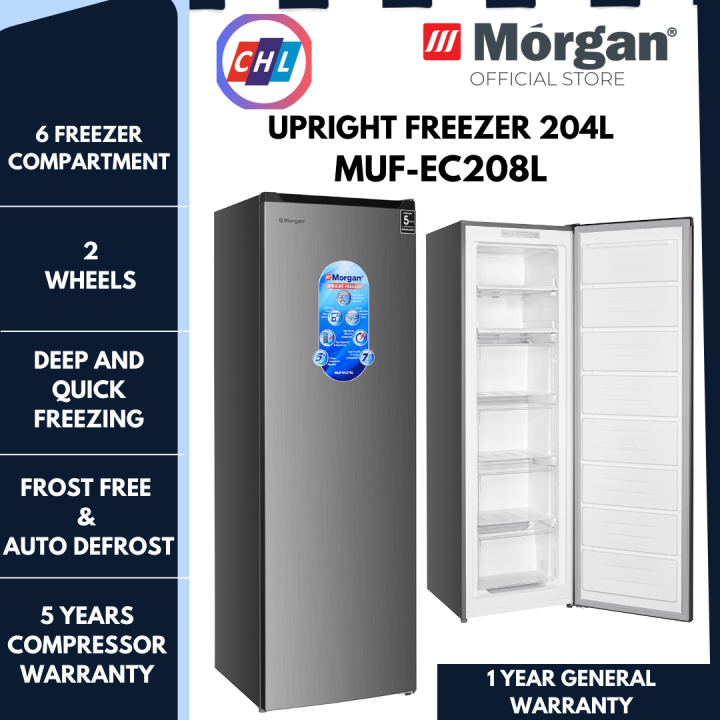 Emerson 7.0-Cu.-Ft. Stainless Steel Upright Freezer