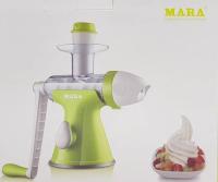 Mara Slow Juicer เครื่องสกัดคั้นน้ำ แยกกากผลไม้ มือหมุน ทำไอศครีมได้ สีเขียว น้ำหนักเบา