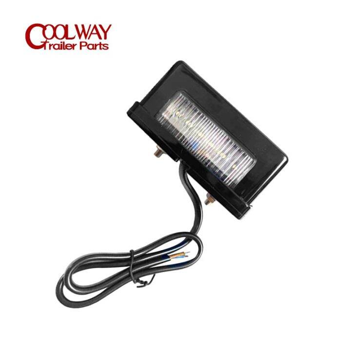 LED Trailer Number Plate Light License Lamp 1030 V Submersible Boat Truck Bus Caravan Camper