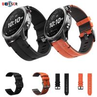 ◆❒ Pasek do zegarka Garmin Fenix7/ Fenix 7X oryginalny 1:1 pasek z prawdziwej skóry SmartWatch wymień bransoletkę akcesoria do nadgarstków