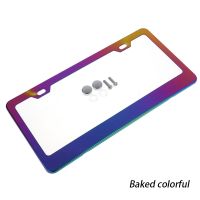 【YF】✤✿✕  1pcs Bake License Plate Frame Cover Car