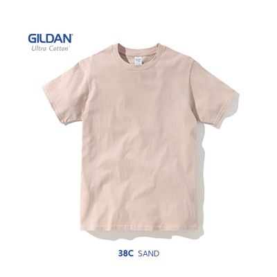 DSL001 เสื้อยืดผู้ชาย Gildan อุลตร้า เสื้อยืดแขนสั้น - น้ำตาลอ่อน 38C เสื้อผู้ชายเท่ๆ เสื้อผู้ชายวัยรุ่น