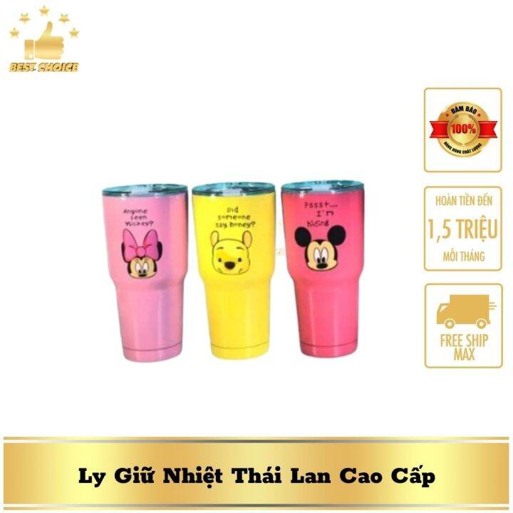 Ly Giữ Nhiệt Thái Lan Inox Trơn cao cấp, Ly giữ nhiệt cầm tay tiện lợi ...