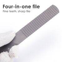 Double cut Alloy Square Flat Half Round Filling Needle Microtech Woodworking 4 IN 1 Wood Carving Files Rasp Wooden