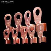 ✎๑ 10/50PCS Copper OT Terminal Non-Insulated Wire Connector Bare Electrical Cable Terminals Lug Battery Ring Crimp Terminal 10-400A