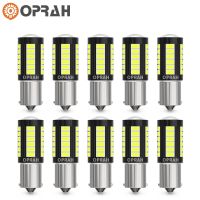 10ชิ้น12V 24V 1156 BAU15S 1157ไฟ LED BAY15D T20 7440 7443 Canbus 33 * 5630D สำหรับท้ายรถบรรทุกรถยนต์ไฟสัญญาณหลอดไฟวิ่ง DRL