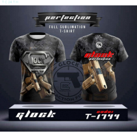 T-shirt Gaya 2023！New！Tidur pendek 3D Pria GLOCK Baru17 High quality products （Freeprinting of names）