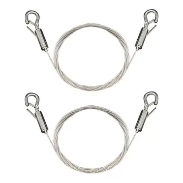 2PCS Adjustable Picture Hanging Wire Kit - Heavy Duty Hardware , 1M X1.5Mm  Stainless Steel Cables Hanging Rope 