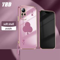 เคสโทรศัพท์ YBD สำหรับ Infinix Note 11 Note 12 2022 X663 X663B X663B โป๊กเกอร์มินิมอลขั้นสูงสุด X663D เทรนด์แฟชั่นสไตล์กรอบนิ่มพร้อมฟรีสายคล้อง