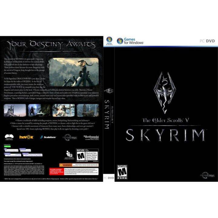 PC Game Controller PC GAME SKYRIM DVD INSTALLER Lazada PH