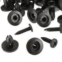 50Pcs 6มม.8มม. กันชนอัตโนมัติ Fastener 6มม. Rivet Retainer Push ฝาครอบเครื่องยนต์รถประตู Trim แผงคลิปรัดสำหรับ Toyota