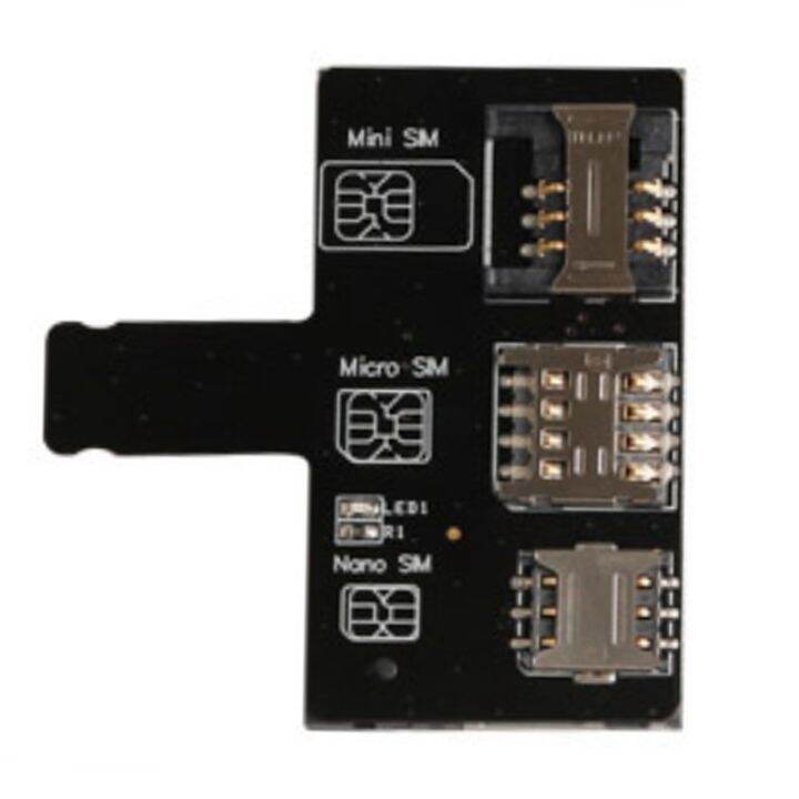 4 in 1 Slot SIM Adapter Multi SIM Card Reader Mini SIM Nano for iPhone 5/5C/5S/5Se/6/6S/6P/7/7S