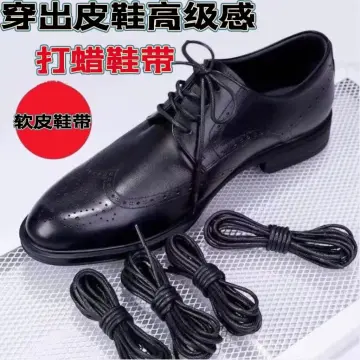 Shoe Laces Cord Leather Dress Shoes Boots Laces Strings Round Waxed  Shoelaces