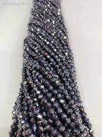AAA Natural Terahertz cutting faceted fine 2mm / 3mm / 4mm Gem jewelry DIY fine 38cm length