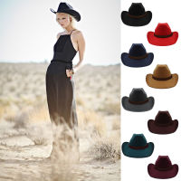 Men Women Western Cowboy Hats Wide Brim Panama Sunhats Fedora Caps Trilby Jazz Sombrero Outdoor Travel Party Size US 7 14 UK L