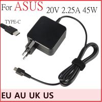 20V 2.25A 45W Type-C แล็ปท็อปอะแดปเตอร์ AC อุปกรณ์ชาร์จไฟสำหรับ Asus Chromebook C423 C423N C423NA C523 C523N C523NA C223 C223N C223NA Yuebian