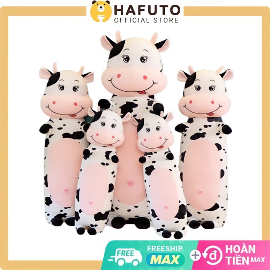 Gối ôm bò sữa hafuto dáng dài đủ size, dùng làm quà tặng - ảnh sản phẩm 1
