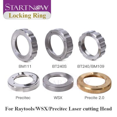 Startnow Laser Locking Ring For Precitec Raytools BT240S BM109 BM111 WSX Fiber Laser Head Ceramic Lock Ring Fasten Nut