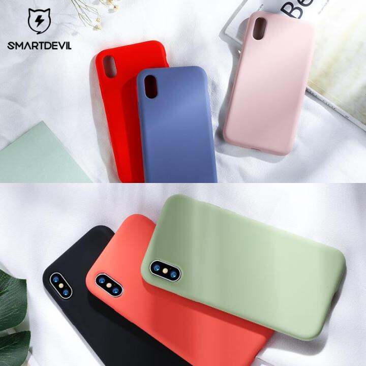 smartdevil-liquid-silicone-phone-case-soft-smooth-cell-phone-back-cover-for-iphone-xr-protect-casing