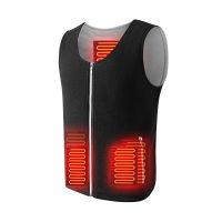 【LZ】✆  Colete elétrico auto-aquecimento para homens e mulheres carregamento inteligente USB espessura camping ciclismo caminhadas esqui inverno aquecimento do corpo