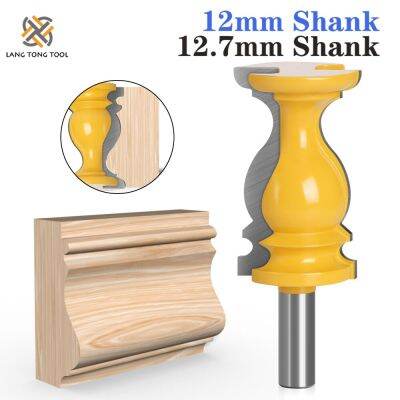 LANG TONG TOOL1pc 12mm1/2 Shank Wood Milling Cutting S type Handle Line Handrail Router เครื่องตัดไม้ LT128