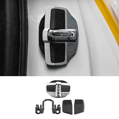 Car TRD Door Lock Buckle Upgraded Stabilizer Cover Latches Stopper For-Lexus-Toyota Series Eliminate Abnormal Space