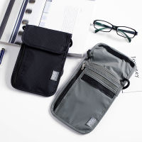 Waterproof Nylon Anti-Theft Travel Passport Neck Pouch Phone Wallet ID &amp; Credit Card Case for Men and Women Crossbody Bag