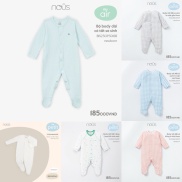 Nous chính hãng Bộ Bodysuit liền tất cho bé sơ sinh chất Petit Air - nhiều