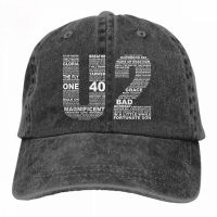 2023 New Fashion  Best Selling U2 Band Hat Adjustable Denim Cap Baseball Cap，Contact the seller for personalized customization of the logo