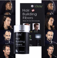 DeXe Hair Building Fibers 22g ผงไฟเบอร์ ปิดผมบาง ที่ปิดเหม่ง ผงไฟเบอร์เพิ่มผมหนา ปิดผมบาง หัวล้าน ผมบาง ผมดูหนาทันที เพิ่มเส้นผม ปิดผมบาง