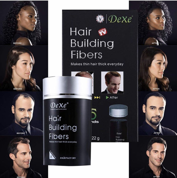 dexe-hair-building-fibers-22g-no-5-สี-light-brown-ผงไฟเบอร์-ปิดผมบาง-ที่ปิดเหม่ง-ผงไฟเบอร์เพิ่มผมหนา-ปิดผมบาง-หัวล้าน-ผมบาง-ผมดูหนาทันที-เพิ่มเส้นผม-ปิดผม