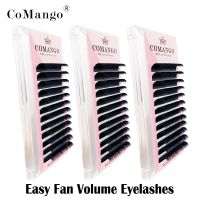 【cw】 Mega Volume Lashes Fanning Individual Extensions Eyelashes 【hot】